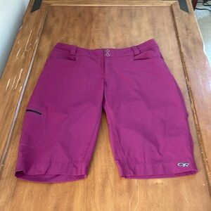 Outdoor Research Purple Bermuda Shorts for Active Adventures Size Large